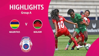 Maurice - Malawi | Phase de groupes | HOLLYWOODBETS COSAFA Women's Championship 2024 | Résumé vidéo