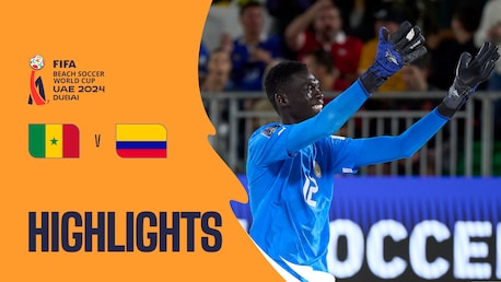 Sénégal - Colombie | Groupe C | Coupe du Monde de Beach Soccer de la FIFA, Émirats Arabes Unis 2024 Dubaï™ | Résumé vidéo