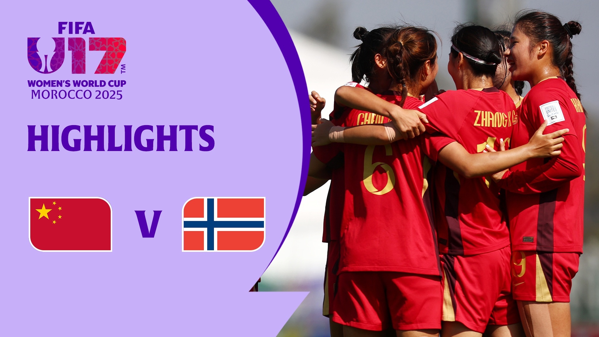 RP Chine - Norvège | Groupe C | Coupe du Monde Féminine U-17 de la FIFA, Maroc 2025™ | Résumé vidéo