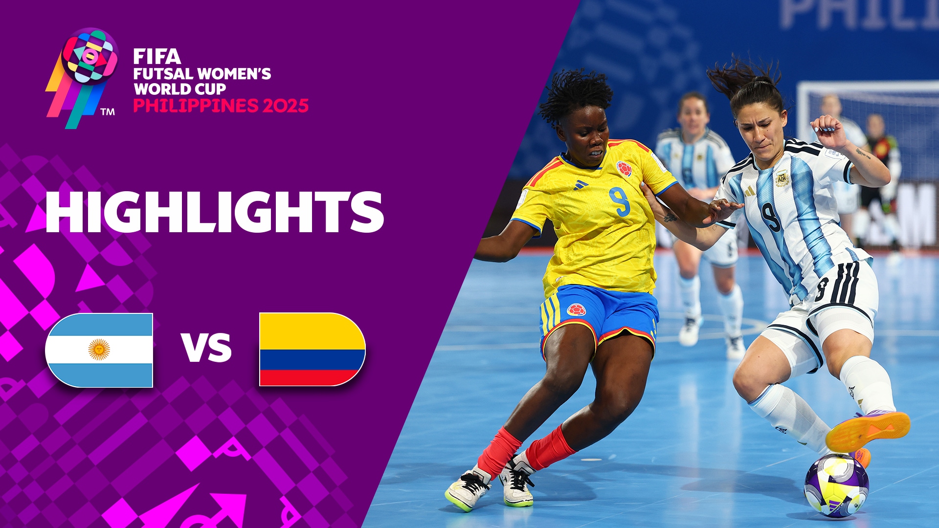 Argentine - Colombie | Quarts de finale | Coupe du Monde Féminine de Futsal de la FIFA, Philippines 2025™ | Résumé vidéo