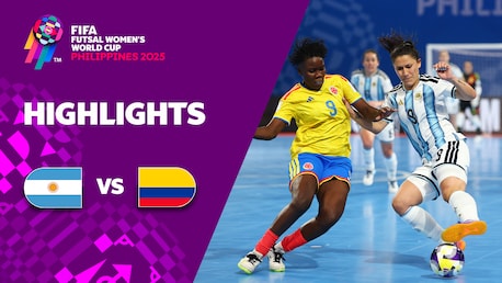 Argentina x Colômbia | Quartas de final | Copa do Mundo Feminina de Futsal da FIFA Filipinas 2025™ | Melhores momentos