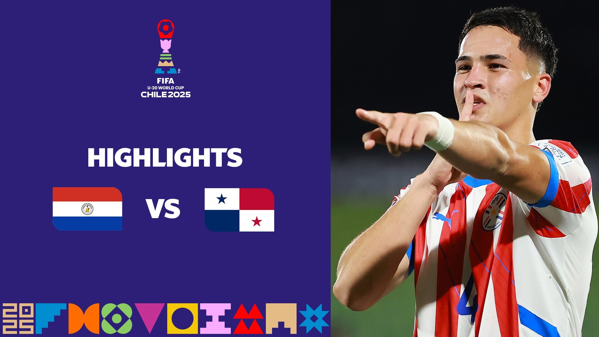 Paraguay - Panama | Gruppe B | FIFA U-20-Weltmeisterschaft Chile 2025™ | Highlights