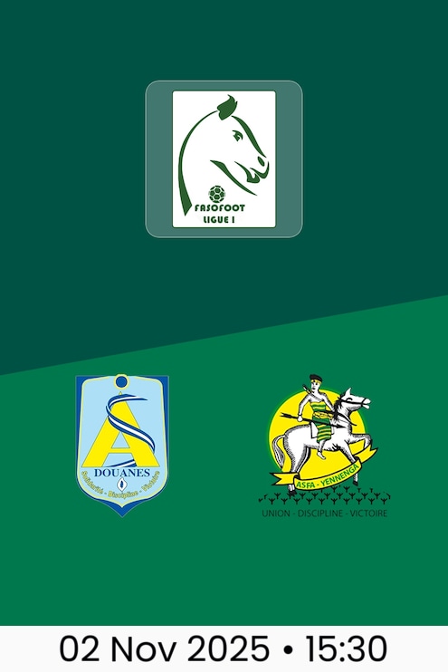 AS Douanes v ASFAY | Burkina Faso Ligue 1 2025-26