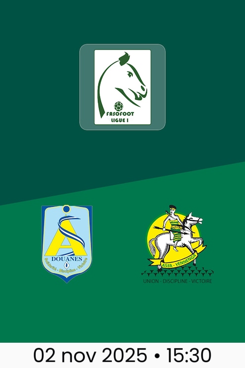 AS Douanes - ASFAY | Burkina Faso Ligue 1 2025-26