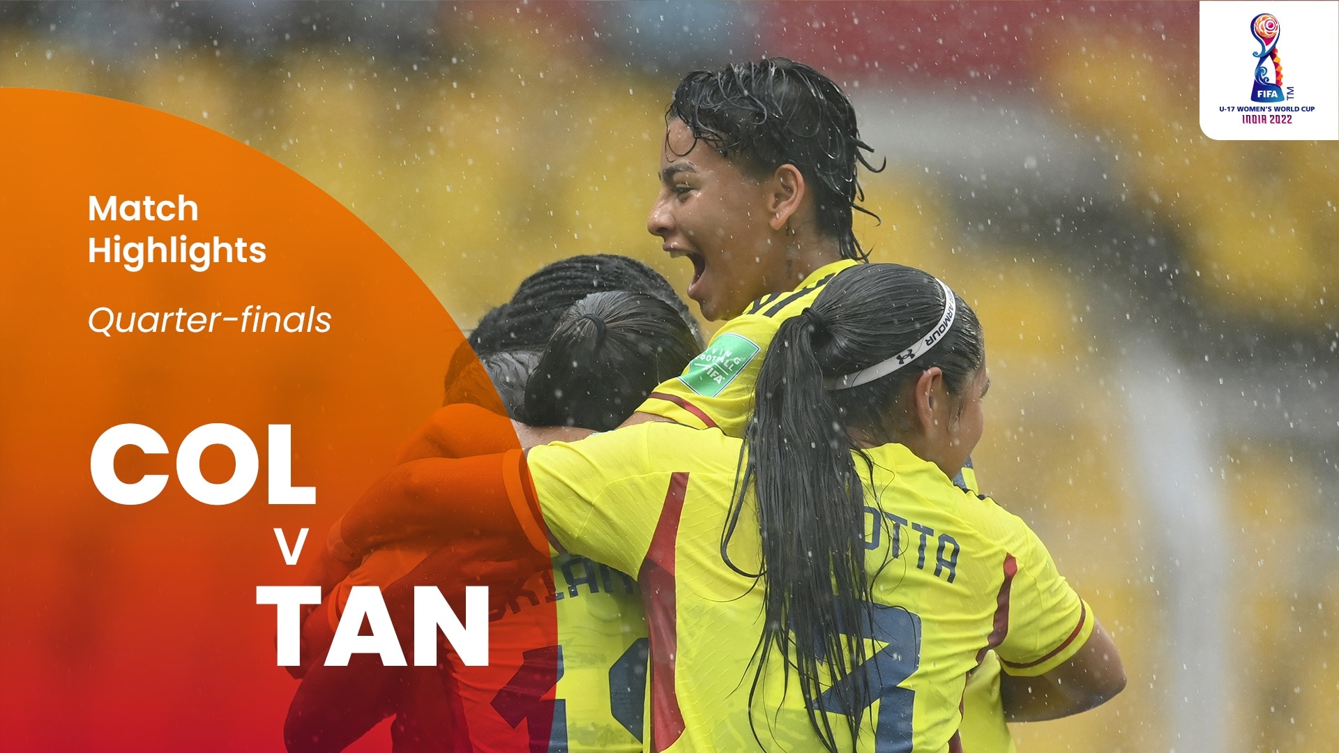 Kolumbien - Tansania | Viertelfinale | FIFA U-17-Frauen-Weltmeisterschaft Indien 2022™ | Highlights