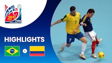 Brasil vs Colombia | Semifinales | Copa Mundial de Futsal de la FIFA Tailandia 2012™ | Highlights