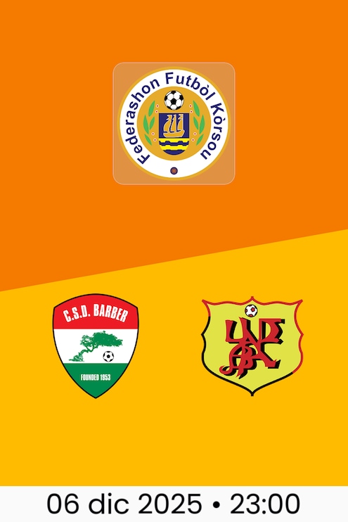 Centro Social Y Deportivo Barber vs Undeba | Curaçao Promé Divishon