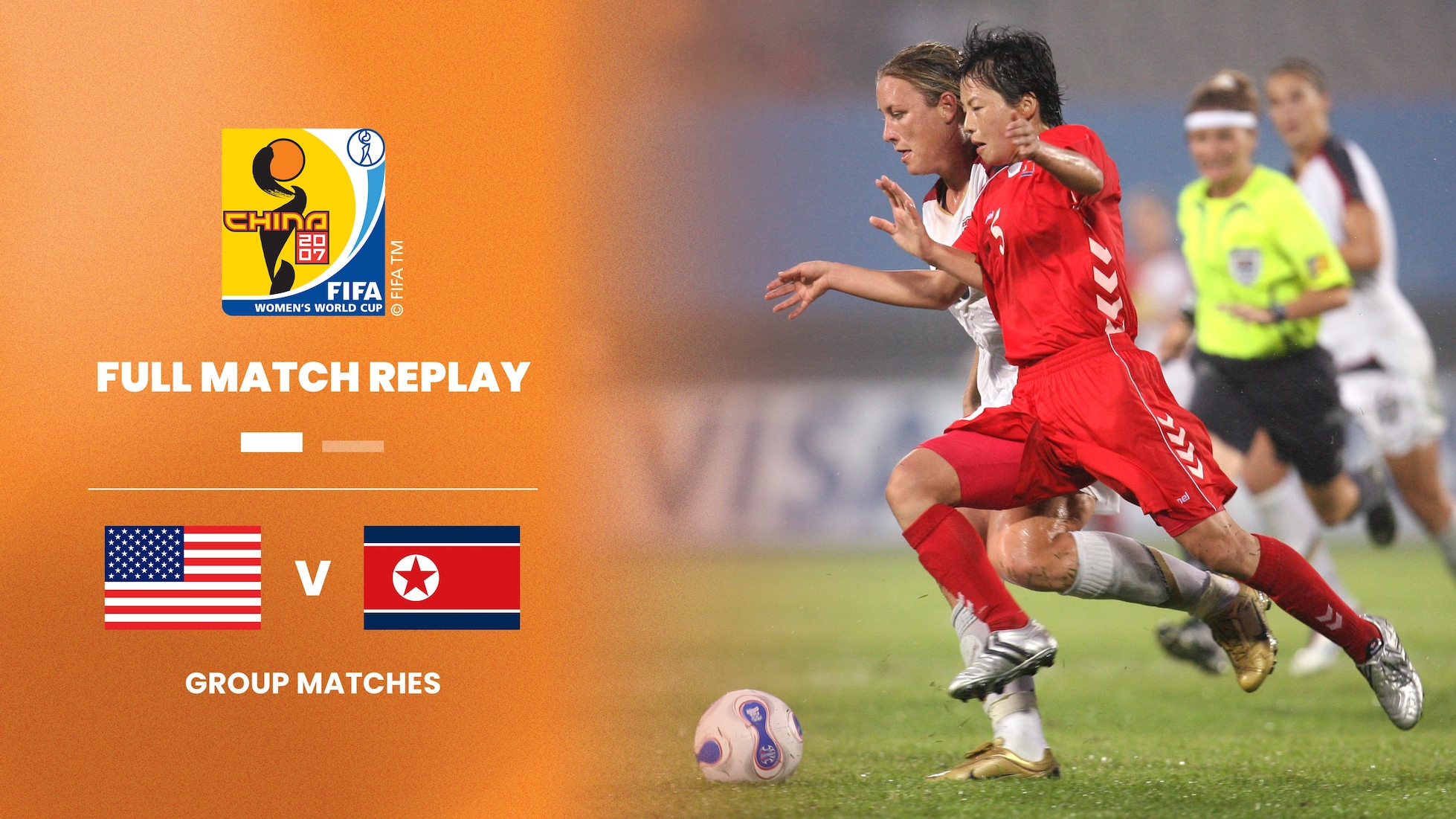 USA - Corea del Nord | Gruppo B | Coppa del Mondo Femminile FIFA Cina 2007 | Match completo