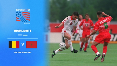 Bélgica vs Marruecos | Grupo F | Copa Mundial de la FIFA Estados Unidos 1994™ | Highlights