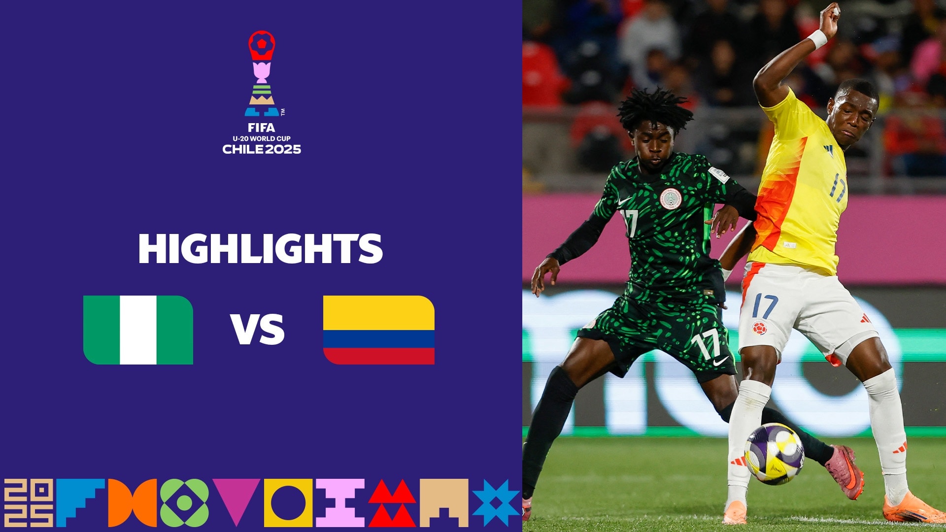 Nigeria - Colombia | Gruppo F | Coppa del Mondo FIFA U-20 Cile 2025 | Highlights
