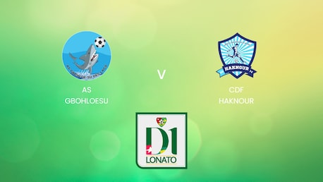 AS Gbohloesu x CDF Haknour | Championnat de Première Division D1 2024/25 | Jogo completo