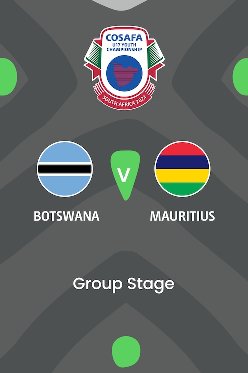 Botsuana vs Mauricio | Fase de grupos | CAF U-17 Africa Cup of Nations 2025 | Clasificatorio COSAFA | Partido completo