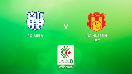 RC Arba - NA Hussein Dey | Ligue 2 2024/25 | Algeria | Match completo