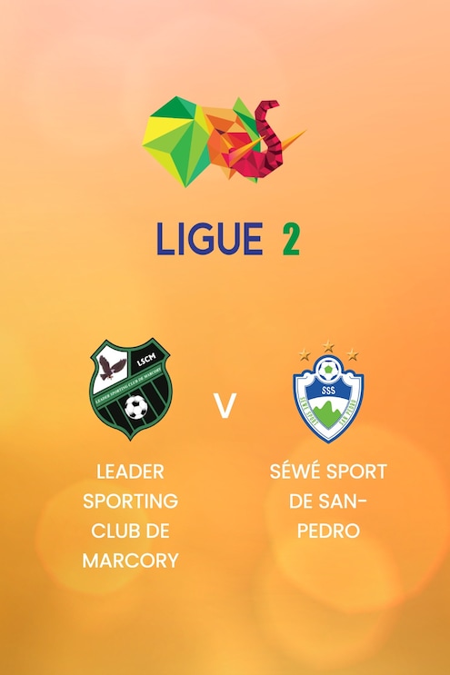 Leader Sporting Club de Marcory vs Séwé Sport de San Pedro | Ligue 2 2024/25 | Partido Completo