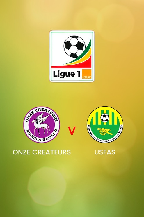 Onze Createurs x USFAS | Ligue 1 Pro Orange 2024/25 | Mali | Jogo Completo