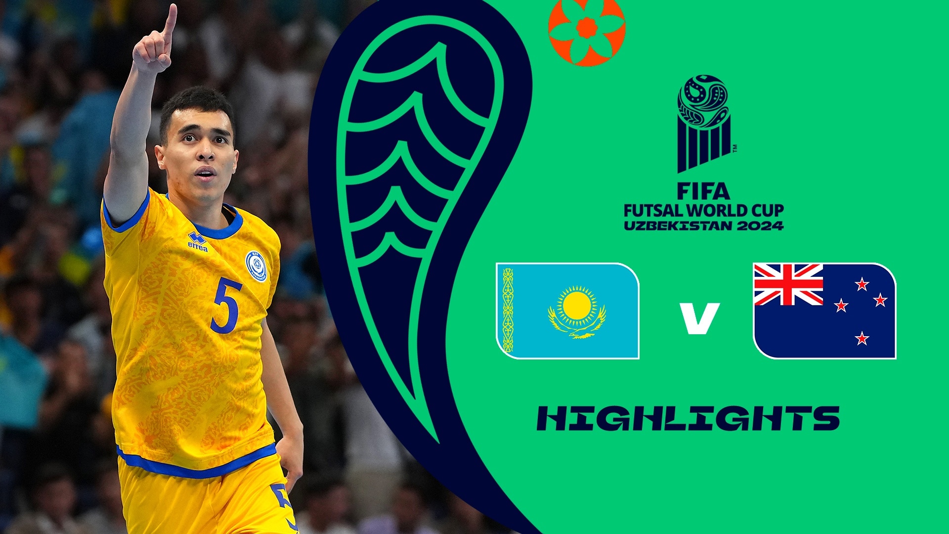 Kazakhstan v New Zealand | Group D | FIFA Futsal World Cup Uzbekistan 2024™ | Highlights