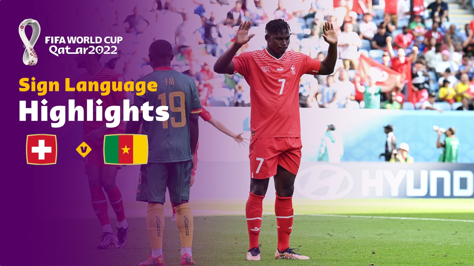 Schweiz - Kamerun | Gruppe G | FIFA Fussball-Weltmeisterschaft Katar 2022™ | Highlights (Gebärdensprache)