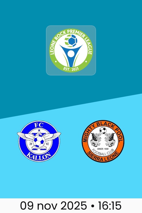 FC Kallon x Mighty Blackpool FC | Leone Rock Premier League 2025-26