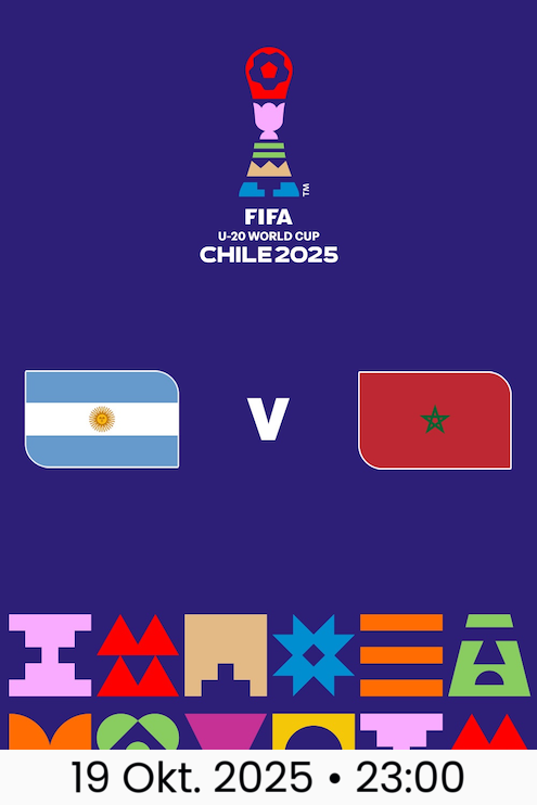 Argentinien - Marokko | Finale | FIFA U-20-Weltmeisterschaft Chile 2025™