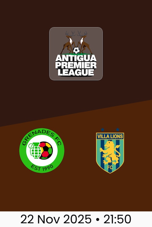 Grenades FC v FC Aston Villa | Antigua Premier League 2025/26