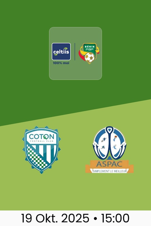 Coton FC - ASPAC FC | Ligue 1 2025