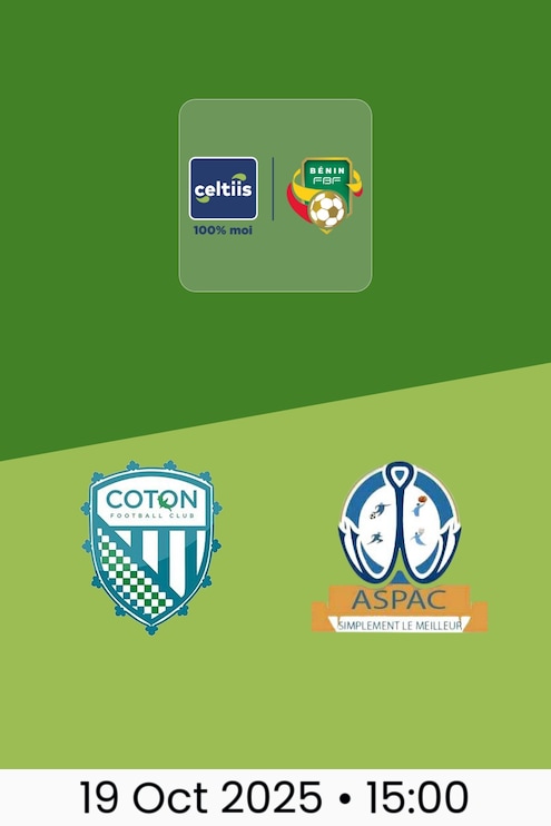Coton FC v ASPAC FC | Ligue 1 2025