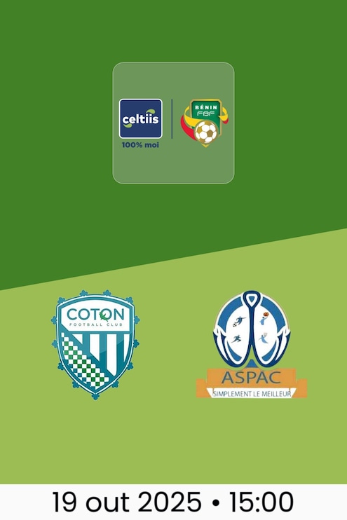 Coton FC x ASPAC FC | Ligue 1 2025
