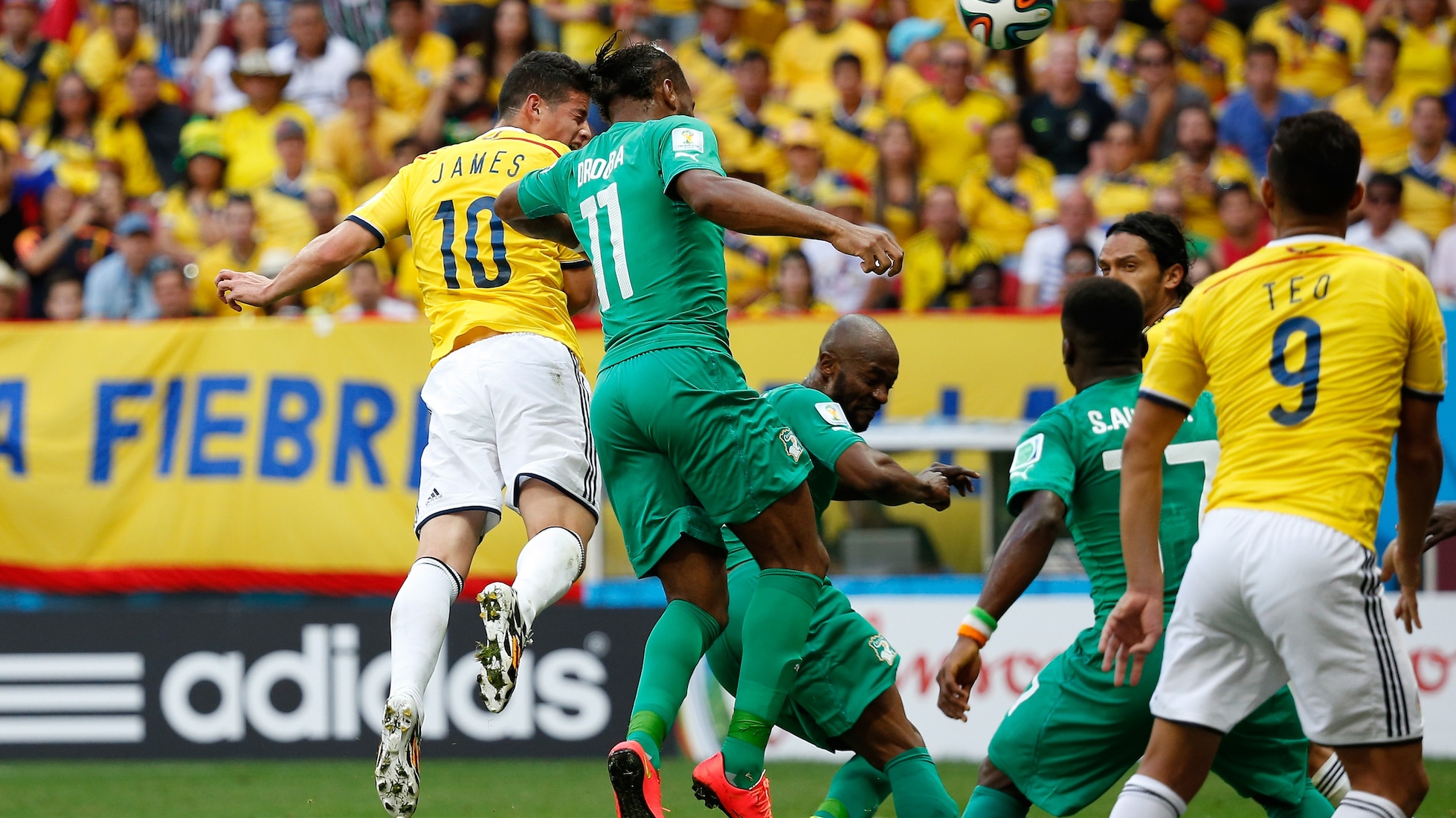 James Rodriguez Goal 63' | Colombia v Côte d'Ivoire | 2014 FIFA World Cup Brazil™
