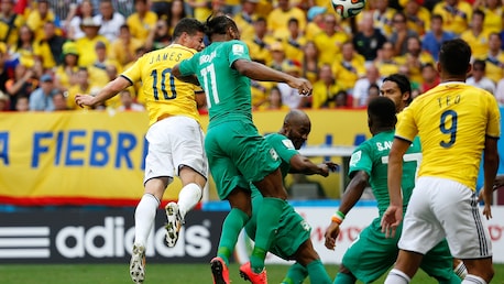 James Rodriguez Goal 63' | Colombia v Côte d'Ivoire | 2014 FIFA World Cup Brazil™