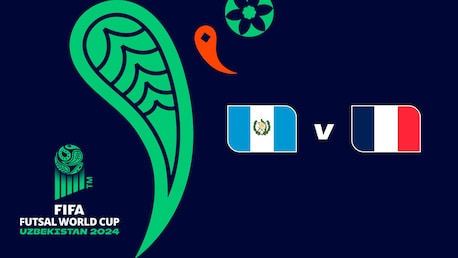 Guatemala vs Francia | Grupo F | Copa Mundial de Futsal de la FIFA Uzbekistán 2024™ | Partido Completo