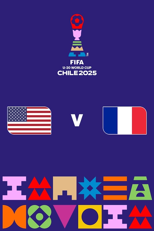 EUA x França | Grupo E | Copa do Mundo Sub-20 da FIFA Chile 2025™ | Jogo completo
