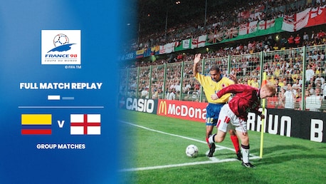 Colombia v England | Group G | 1998 FIFA World Cup France™ | Full Match Replay