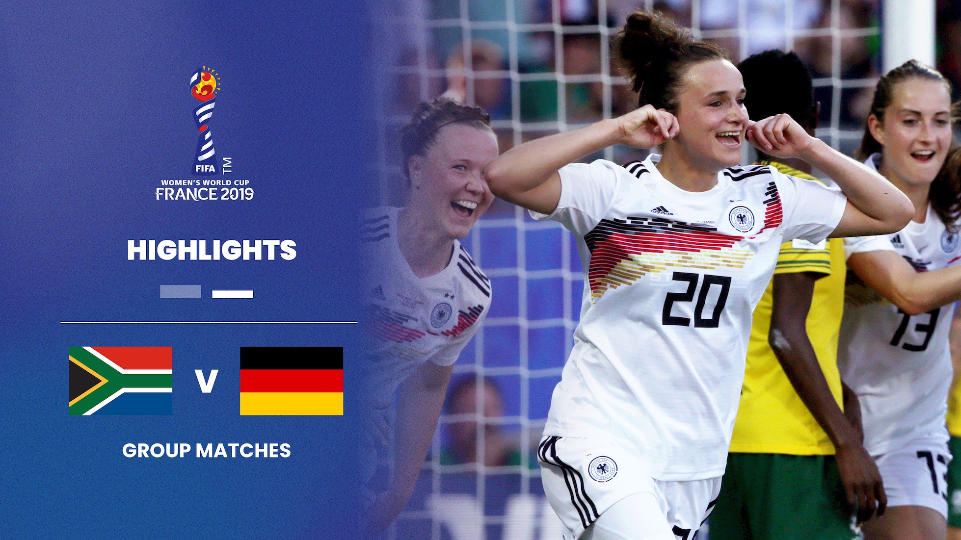 Sudafrica - Germania | Gruppo B | Coppa del Mondo Femminile FIFA Francia 2019 | Highlights