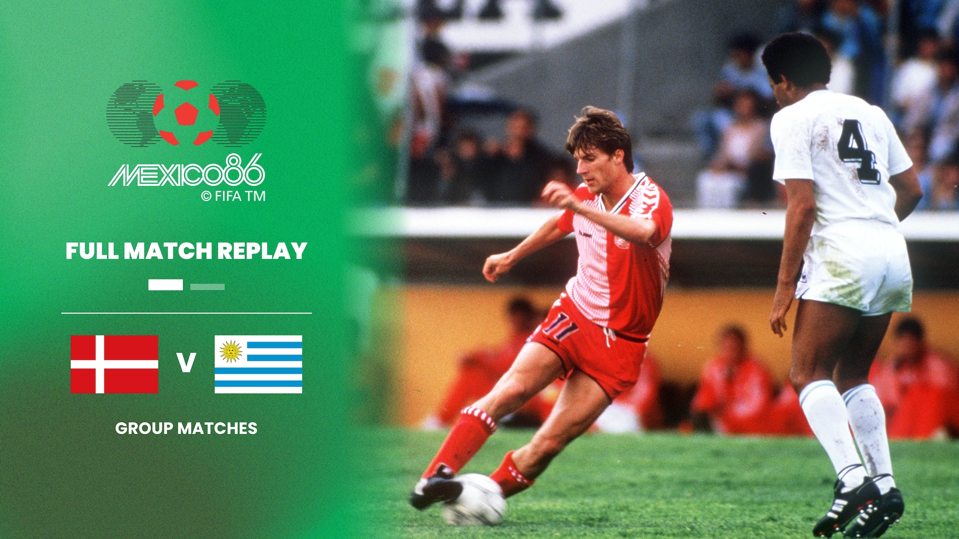 Dinamarca x Uruguai | Grupo E | Copa do Mundo da FIFA México 1986™ | Jogo completo
