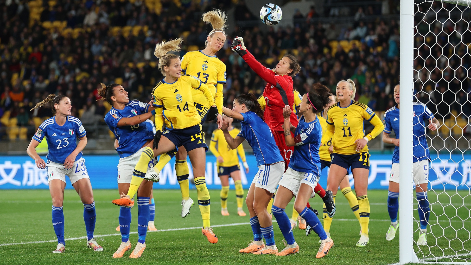 Tor von Amanda Ilestedt 39' | Schweden vs Italien | FIFA Frauen-Weltmeisterschaft Australien & Neuseeland 2023™