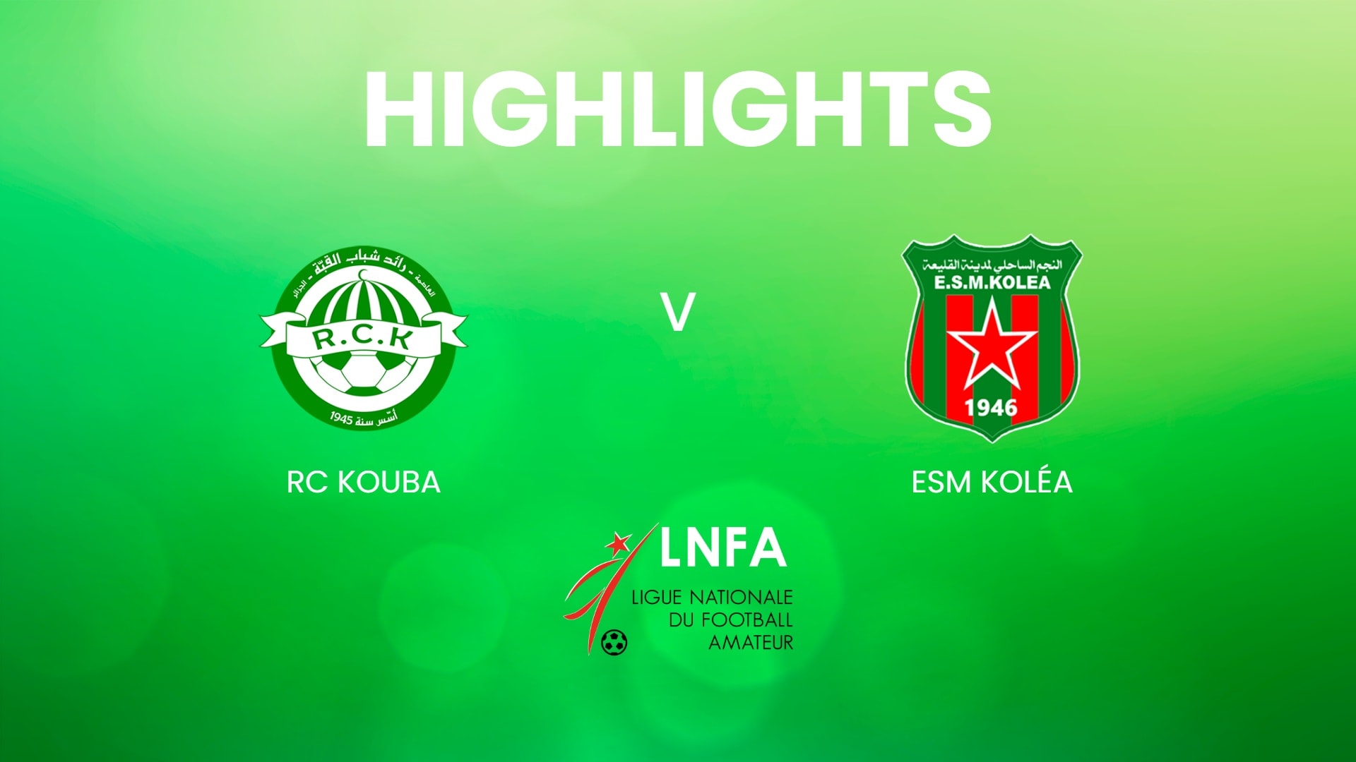 RC Kouba vs ESM Koléa | Ligue 2 2024/25 | Highlights