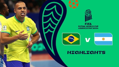 Brasile - Argentina | Finale | Coppa del Mondo di Futsal della FIFA Uzbekistan 2024™ | Highlights