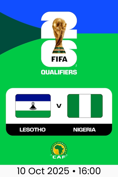 Lesotho v Nigeria | FIFA World Cup 26™ CAF Qualifiers