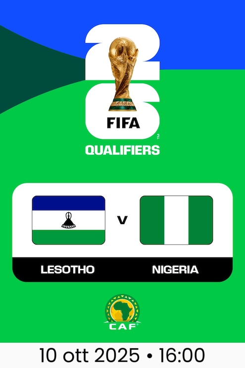 Lesotho - Nigeria | Qualificazioni CAF alla Coppa del Mondo FIFA 2026