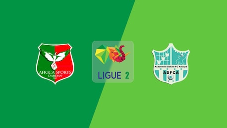 Africa Sports v Académie Diakité FC d'Adzopé | Ligue 2 2024/25| Full Match Replay