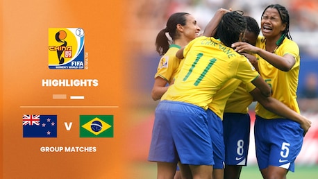 Nova Zelândia x Brasil | Grupo D | Copa do Mundo Feminina da FIFA China 2007 | Melhores momentos