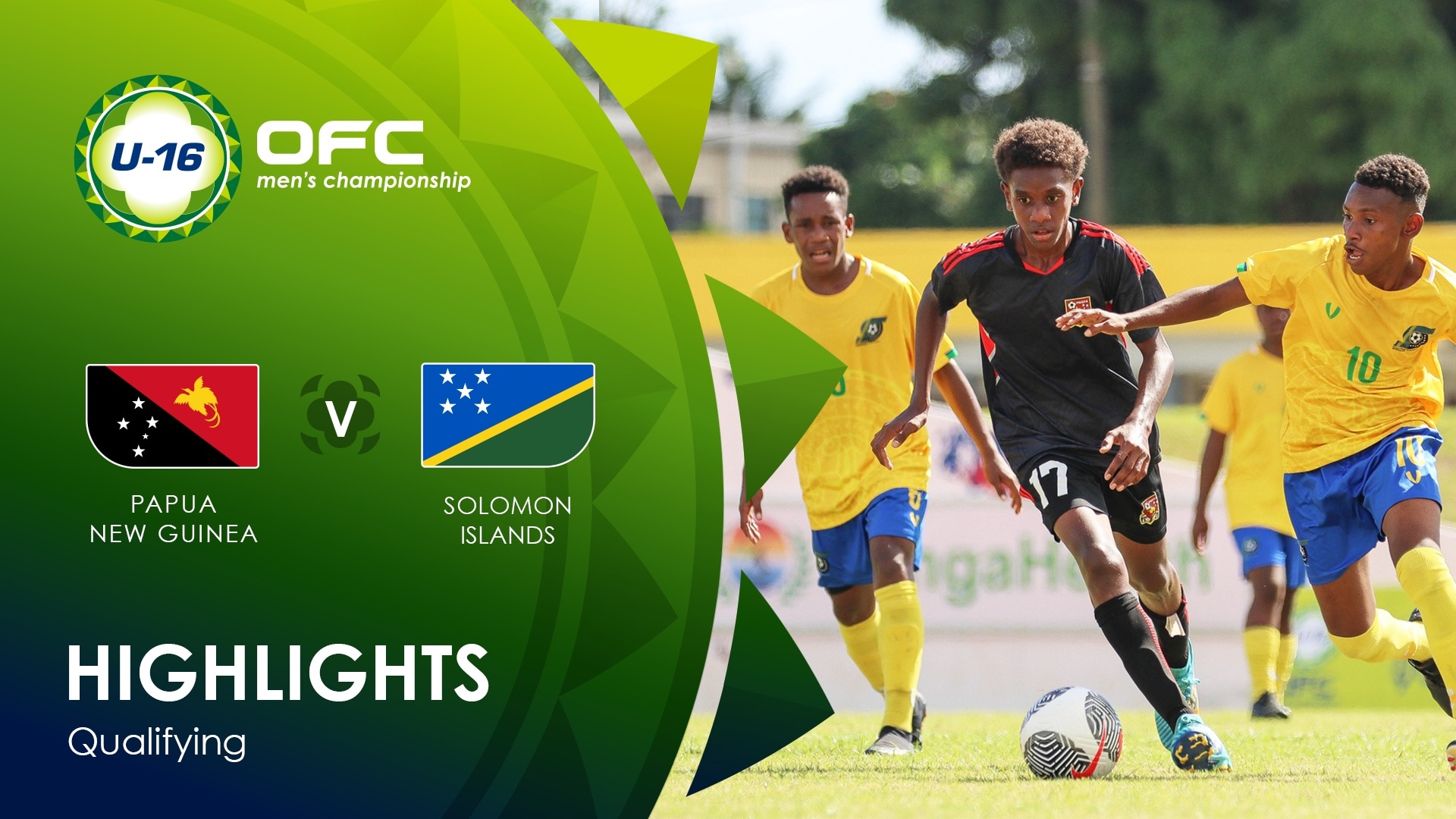Papua New Guinea v Solomon Islands | OFC U-16 Men's Championship Qualifying | Highlights