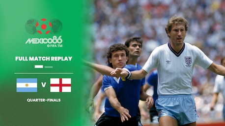 Argentina vs Inglaterra | Cuartos de final | Copa Mundial de la FIFA México 1986™ | Partido Completo