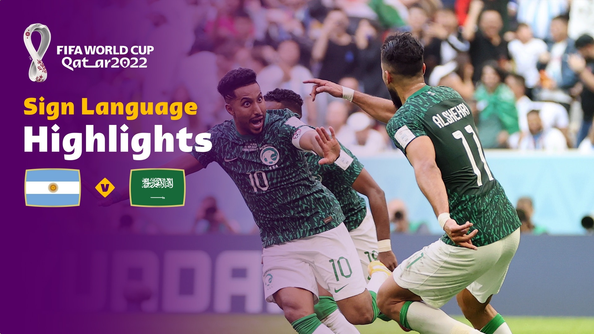 Argentinien - Saudiarabien | Gruppe C | FIFA Fussball-Weltmeisterschaft Katar 2022™ | Highlights (Gebärdensprache)