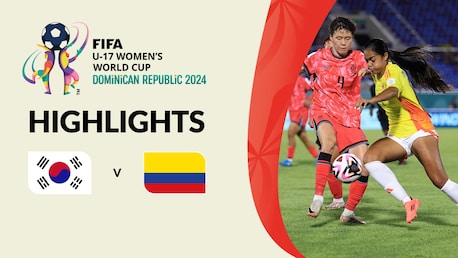 Corea del Sud - Colombia | Gruppo B | Coppa del Mondo femminile FIFA U-17 Repubblica Dominicana 2024 | Highlights