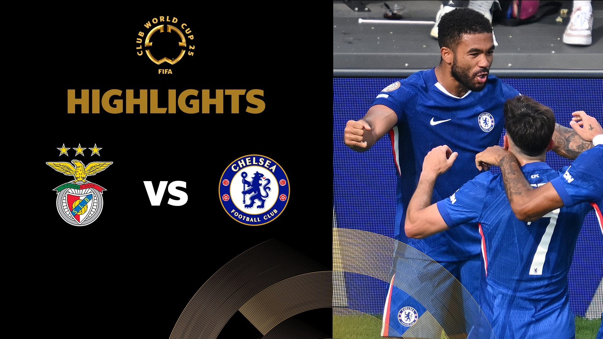 SL Benfica v Chelsea FC | Round of 16 | FIFA Club World Cup 2025™ | Highlights