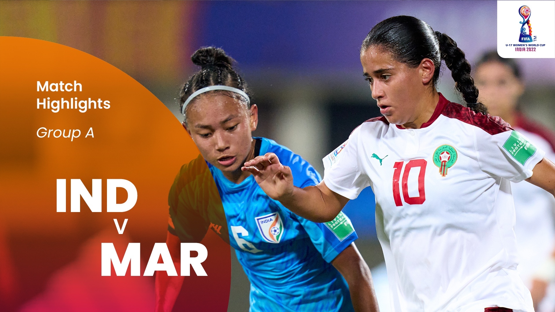 Índia x Marrocos | Grupo A | Copa do Mundo FIFA Feminina Sub-17 de 2022, na Índia | Melhores momentos