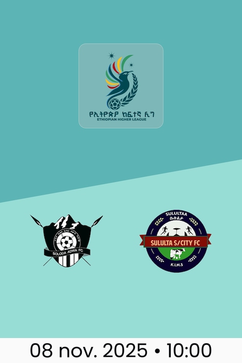 Soloda Adwa - Sululta SC | Ethiopian Higher League 2025