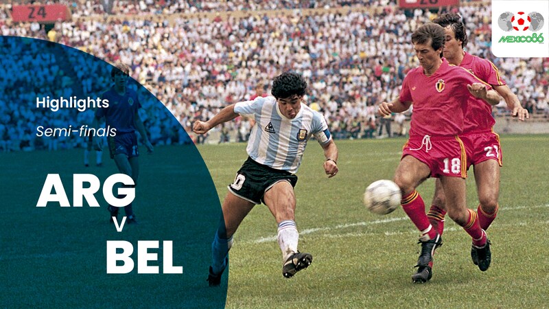Argentina V Belgium Semi Finals 1986 Fifa World Cup Mexico
