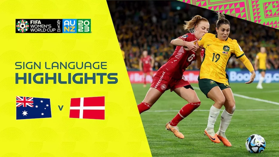 Australia vs Dinamarca | Octavos de final | Copa Mundial Femenina de la FIFA Australia & Nueva Zelanda 2023™ | Highlights (Lengua de signos)